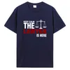 Mens T Shirts Novelty Awesome Keep Calm The Lawyer Is Here Shirt Valentines Party Short Sleeve Funny Harajuku Hip Hop T-shirt Streetwear