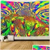 Tapestries Simsant Trippy Smoke Svamp