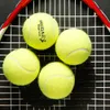 12 pièces balle d'entraînement de Tennis en caoutchouc épais balles de jeu pour chien de compagnie balles de Tennis d'entraînement à rebond élevé pour balle d'entraînement débutant 240304