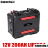 Batteries 12V Lifepo4 Batterie Pack 200Ah RV extérieur rechargeable chariot de golf inverseur chariot élévateur moteur stockage d'énergie solaire sauvegarde goutte de Dhbmq