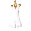 Stage Wear Professional Latin Dance Competition Clothing Art Examination Tassel Style Performance Dress Practice V-neck