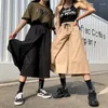 Shorts pour femmes taille haute jupe longue en vrac femmes été automne coréen ulzzang femmes printemps grande taille rue