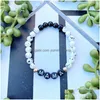 Beaded Mama Strands Bracelet Natural Stone Stretch Bracelets For Women Fashion Jewelry Will And Sandy Black Green Drop Delivery Dhf5Y