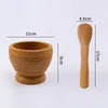 Grinder Pressing Garlic Mashed Garlic Mashing Pot Manual Mashing Medicine Pot Resin Pounding Garlic Stone Mortar Kitchen Tools 240306