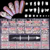 Big Box Nail Art Rhinestones Decoraties Mix Crystal Charms Diamond Luxe sieraden Gems Levering Manicure Accessories 240509