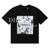 T-shirt stampate con lettere da uomo firmate top estivi skateboard streetwear casual maniche corte larghe per uomo donna