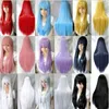 1pcs harajuku cosplay peruk kadın moda 80cm uzun kostüm peruk cadılar bayramı için sentetik saç perukları 4034320