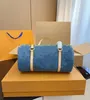 2024 Hoge kwaliteit denim retro schoudertas mode damestas canvas handtas onderarmtas bedrukte portemonnee m95050 designer jacquard schoudertas crossbody tas