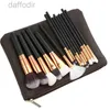 Makeup Brushes Makeup Brushes Brand Best Quality 15Pcs/Set Brush With Pu Bag Professional For Powder Foundation Blush Eyeshadow Eyeliner Blending Brushes 240308