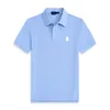 Kvalitetsmärke ponny broderi polo skjortor mäns polo skjortor designer ralphs skjorta affärer stående krage bomull mode mens kvinnor polo asiatisk storlek s-xxl