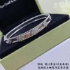 Designer Bangle Sweet VanCF Bracelet Jade Clover Kaleidoscope Bracelet Womens Narrow Edition Diamond Bracelet v Gold 18k Rose Gold VFDA