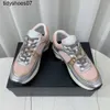 2023 Summer New Silver Corner King chaneles Womens Shoes Mesh Shoes Casual Thick Sole Heightening Dad Shoes