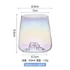 Tumblers Withered European Creative Iceberg Glass Cup Colorful Fuji Mountain Mousse Household High Temperature Resistant Water H