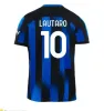 23 24 InterS LAUTARO Milan maglie da calcio LUKAKU ANNIVERSARY CORREA DZEKO BARELLA ASLLANI FRATTESI BROZOVIC Home 2023 2024 maglia da calcio uomo bambino Equpment