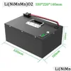 Akumulatory LifePo4 Litowe akumulatory do ładowania 48V 50AH Brak ładowarki na motocykl 1800 W wózek golfowy Energia słoneczna/domowa energia stto dhyll