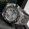 Aps Factory Audemar Pigue Watch Movimento Suíço 44mm Royal Oak Offshore 26400IO OO A004CA.01 B P tabela de códigos de tempo