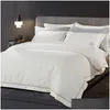 Ensembles de literie Luxe Egypte Coton Ponçage Simple El Style Literie Ensemble Chaud Couette Er Drap De Lit Taies D'oreiller Reine King Size 4Pcs 201128 D Dhqkc