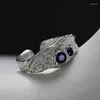 Cluster Ringen MLKENLY Echt 925 Sterling Zilver Textuur Ring Vrouwelijke Ins Opening Ingelegd Saffier Wijsvinger Hoge Kwaliteit Sieraden