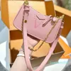 Mini pochette facile sacs à bandoulière designer femme sac à chaîne de luxe téléphone sac à main floral en relief lettres imprimées en cuir