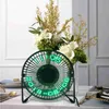 Electric Fans LED USB clock fan with real-time display function handheld desktop for summer office dormitory room family travelH240308