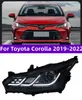 Car Front Headlights For Toyota Corolla 20 19-20 22 Sedan Front Lamp Dynamic LED DRL Upgrade Headlight Projector Lens Accessory