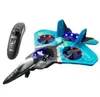 Electric RC Aircraft V17 Remote Control Airplane 2 4G Fighter Hobby Plane Glider EPP Foam Toys drone Kids Gift L2211039923182