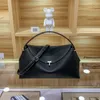 High quality crossbody handbag spring/summer 2024, new trendy and versatile, fashionable and luxurious, niche soft leather shoulder commuting women deigner black