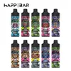 Original Happ Bar Vape Puff Shisha 12k 12000 puffs Disposable device 15k 15000 vapers eu warehouse 2% 5% prefilled carts juice einweg vapers