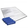 Tapis de couchage en papier d'aluminium pour le Camping, couverture thermique isolante, pliable, ultraléger, 200x200 cm, 2201211452885