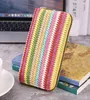 Large capacity women's purse Casual woven long coin purse Clutch Bag Vintage premium mobile phone bags