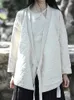 Kopa damski płaszcze johanature kobiety chiński styl plus bawełny parkas w szyku w szyku bandaż z długim rękawem ciepły 2024 zima vintage luźna
