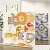 Tapis pour bébé Tapis de jeu Tapis pour bébé Tapis de jeu pliable Tapis de jeu Xpe Puzzle Chambre épaissie pour enfants Tapis pliant Épissage de tapis Climbi Dhokt