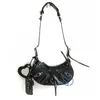 7a le cagole torebki motocyklowe torebki torby na ramię kobiety Lady luksusowe projektanci oryginalne skórzane crutch portfela