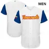 2023 Team Venezuela WBC Authentic Jersey - Altuve, Acuna Jr., Cabrera - Tecido respirável