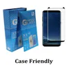 CASE Friendly Friendded Glass 3D Curved No Popp Up Screen Protector for Samsung Galaxy S23 S22 Note 20 Ultra 10 9 8 S7 Edge S8 S9 S18351064