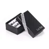 Boucles d'oreilles LUXUKISSKIDS vente en gros 5 paires/lot couleur noire 4mm-8mm en acier inoxydable pour femmes/hommes bijoux de mode Brincos
