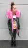 2018 Winter Boys Girls Jackets Detachable Faux Fur Liner Children Pink Overcoats Baby Boy Children Winter Outwear For Girls8207171