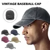 ボールキャップ2024ソリッドカラー野球帽が洗浄されたファッションハットレディースメンズピュアコットンアウトドアサンカジュアル