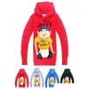 Sweats à capuche Sweatshirts Sml Jeffy imprimé enfants 614T garçons dessin animé imprimé 115165cm vêtements de créateur entier FS3880320 livraison directe bébé Ma Dhhs6