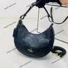 Sac de luxe Store Single épaule crossbodybag à main 90% Vente chaude en gros nouveau en cuir imprimé Half Moon Tote Sac à main