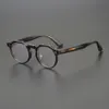 Montature per occhiali da sole alla moda Montature per occhiali in acetato da uomo Designer vintage Occhiali da vista rotondi Miopia Lettura da donna Prescrizione Clear2153