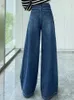 Vrouw Hoge Taille Wijde Pijpen Jeans Koreaanse Fashion Casual Rechte Denim Broek Streetwear Vintage Stijl Baggy Kot Pantolon 240229