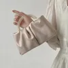 Kvinnor axelväskor elegant pärlhandtag handväskor mini mobiltelefonpåse pu läder damer kväll fest crossbody väskor handväska 240401