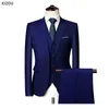 Suits For Wedding Men Set Blazers Elegant Formal 3 Pieces Full Jackets Vest Pants Classic Business Coats 240304