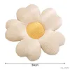 Almofada/piso decorativo sem deformação decorativa flor de pelúcia sofá almofada almofada de assento material de escritório