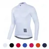 Hommes maillots de cyclisme blanc manches longues automne vêtements vtt Pro équipe vélo chemises vêtements de vélo Mallot Ciclismo Hombre 240307