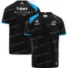 T-shirt de course d'été pour hommes, maillot de l'équipe F1 BWT Alpine F1 Team mexique, édition spéciale, vêtements de sport en plein air pour enfants, nouvelle collection 2024