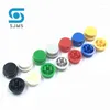 Smart Home Control 9 Typer 50st Tactile Push Button Switch Momentary 12 7.3mm B3F-4055 Micro A24 Color Round Tact Cap 7 Färger