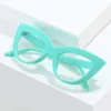 Lunettes de soleil Cadres Triangulaire Cat Eye Lunettes Cadre Papillon Lunettes Pour Femmes 2024 Myopie Anti Lumière Bleue