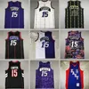 Basketball Vince Carter Black Purple White Classics Retro Männer Frauen Jugend S-XXL Sport Trikot